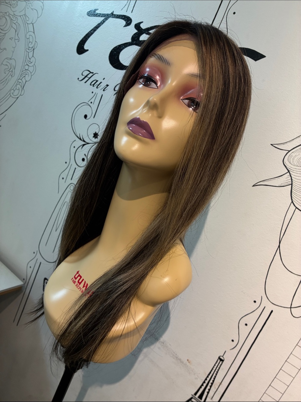 100% human hair customized wig